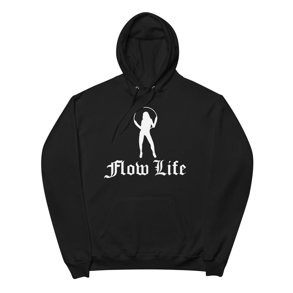 Flow Life Hula Hooping fleece hoodie
