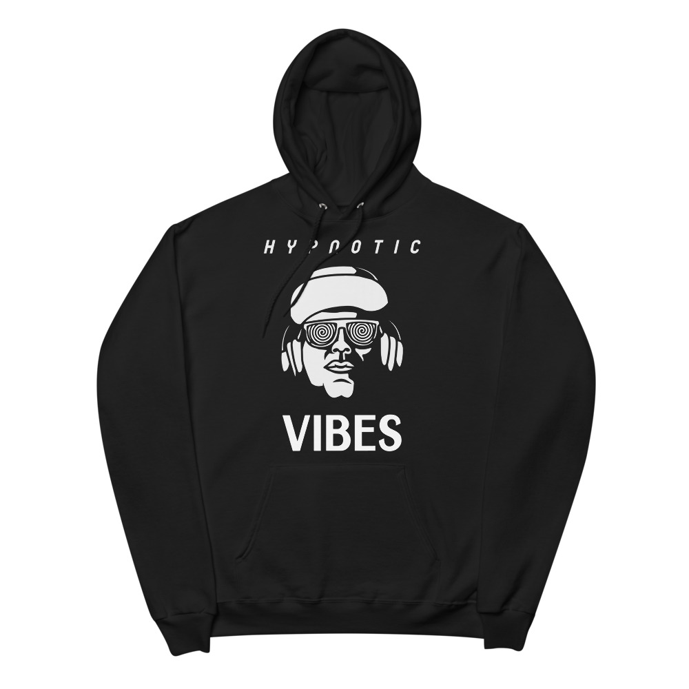 Hypnotic Vibes DJ fleece hoodie