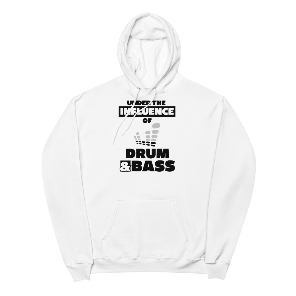 Under the Influence of Drum & Bass Light fleece hoodie