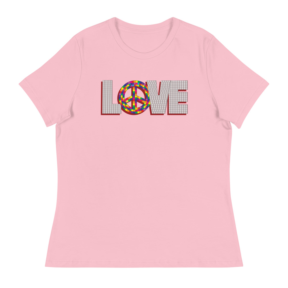 Love and Peace Women's Relaxed T-Shirt