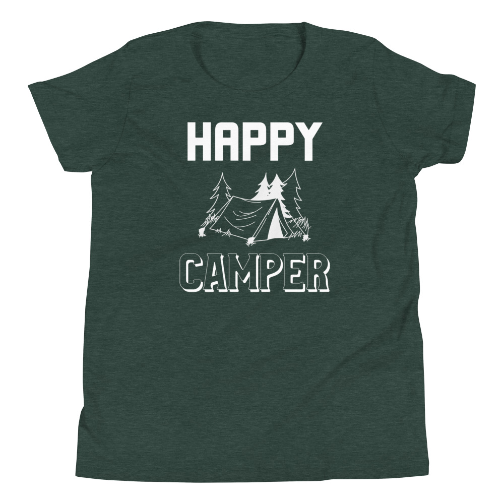 Happy Camper Youth Short Sleeve T-Shirt