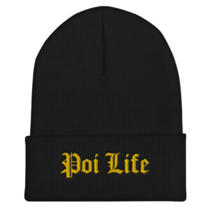 Poi Life, Poi Balls, Fire Poi Ball Fans, Flow Artists, Cuffed Beanie, Cuffed Skullcap, Knit cap, Knitted Cap
